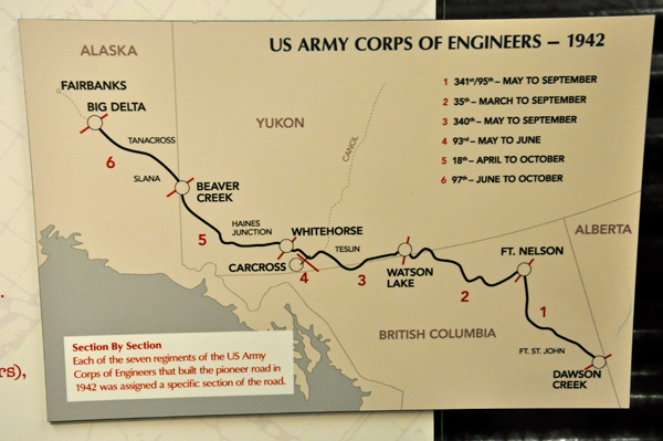 map of the Alaska Highway